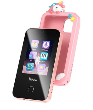 Мобільний телефон дитячий HOCO Y103 2.8-inch children game phone |8GB, Dual Camera, USB-C| Pink