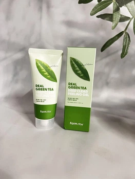Пілінг-скатка для обличчя Farmstay Real Green Tea Deep Clear Peeling Gel з екстрактом зеленого чаю 100 мл