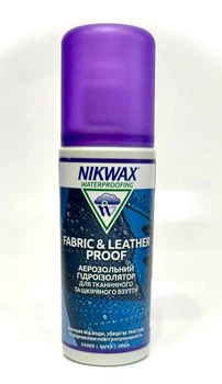 Водовідштовхуючий спрей Nikwax Fabric and Leather Spray 125 мл