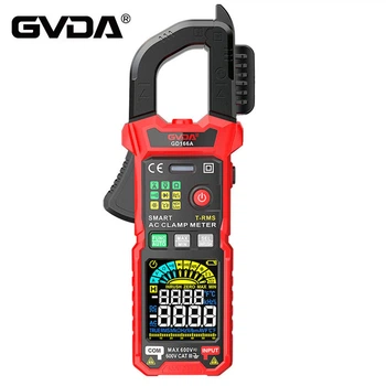 Струмовимірювальні кліщі GVDA GD166A мультиметр TrueRMS 600В AC/DC вольтметр амперметр