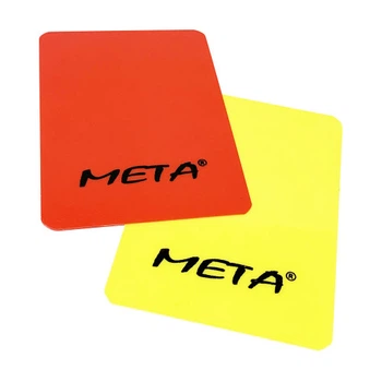 Набір карток рефері Meta Referee card set червоний, жовтий Унісекс 12х9 см 1910003200