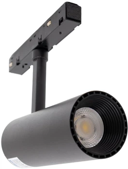 Цилиндрический магнитный трековый светильник KW-294/10W NW DC48V BK
