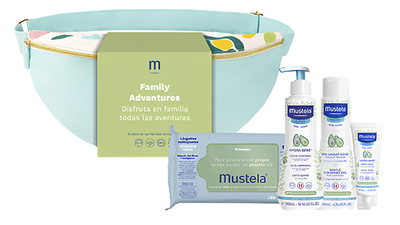 Набір доглядової косметики Mustela пастельний 5 шт (8436034154211)