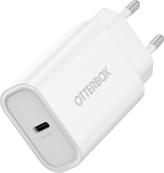 Зарядний пристрій OtterBox USB-C Power Delivery 3.0 30 Вт White (0840304749638)