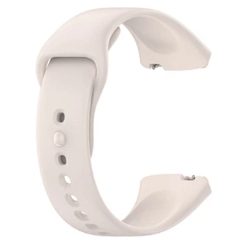 Ремінець для Xiaomi Redmi Watch 3 Active силікон кнопка бежевий