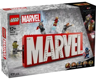Конструктор LEGO Super Heroes Логотип та мініфігурки MARVEL (76313)