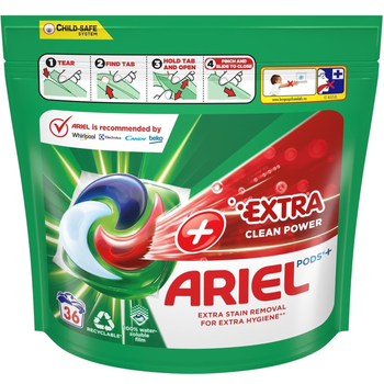 Капсули для прання Ariel Extra Clean Power 3х36 шт (8001090805003)