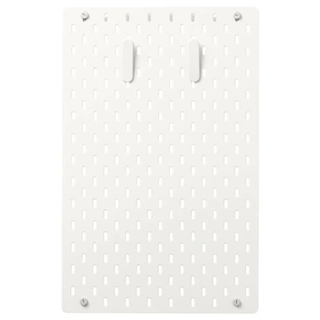 Комбинация перфорированных плит IKEA SKADIS белый, 36x56 см, 092.171.23