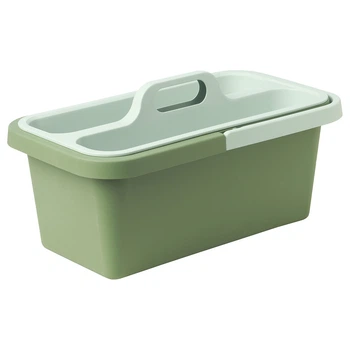 Ведро для уборки с вставкой IKEA PEPPRIG зеленый, 205.676.19