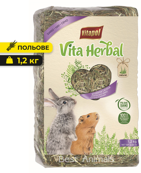 Польове сіно для гризунів Vitapol Вітапол 1,2 кг (5904479010421)