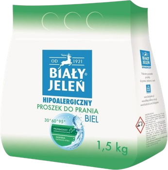 Proszek do prania Biały Jeleń Hipoalergiczny Biel 1.5 kg (5900133005932)