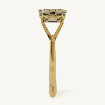 Багаторазова бритва з плаваючою головкою Leaf Shave, колір Gold