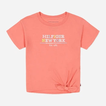 Детская футболка для девочки Tommy Hilfiger 299766723 86 см Оранжевая (1159821583)