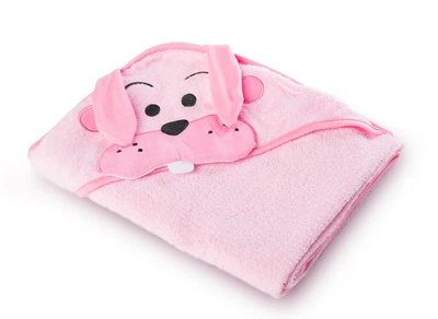 Махровое полотенце Sensillo Water Friends 100х100 Pink (02595)