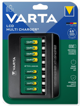 Ładowarka Varta LCD Multi Charger+ (4008496988211)