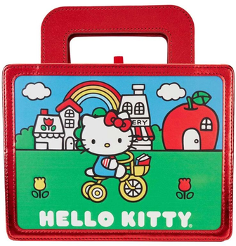 Notatnik Loungefly Hello Kitty 50th Anniversary Classic Lunchbox w linie (671803490659)