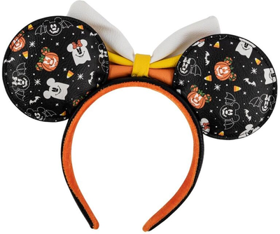 Obręcz do włosów Loungefly Disney Mickey and Minnie Straszny Halloween z uszkami (671803378964)