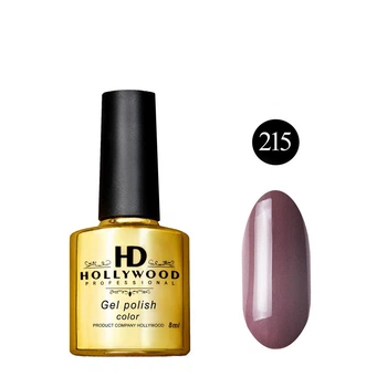 Гель-лак HD Hollywood 215 Шоколад Щільний 8 ml