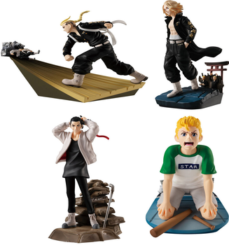 Zestaw figurek Megahouse Toman Heroic Scenes Tokyo Revengers Petitrama 4 x 8 cm (4975430516314)