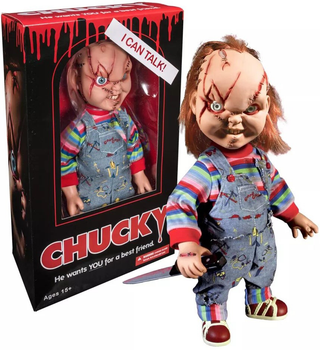 Lalka Mezco Toyz Chucky Child's Play z dźwiękiem 38 cm (696198780031)