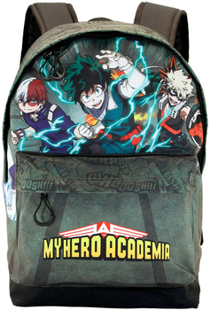 Plecak Karactermania My Hero Academia Battle 41 cm Zielony (8445118031744)