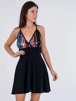 Сукня з блискітками Sarah Chole 11100 L (43111L) Чорний