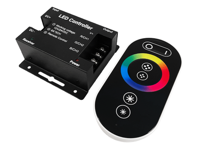 Контролер RGB 6A/CH радіо сенсорний, чорний