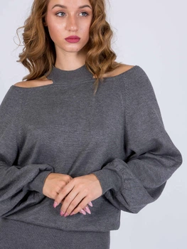 Платье с объемными рукавами Vero Moda 317446505 M (73039M) Серый