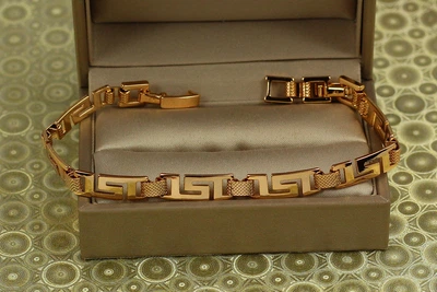 Браслет Xuping Jewelry Лора 17 см 6 мм золотистый