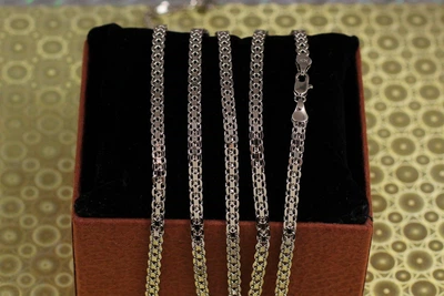 Цепь Xuping Jewelry бисмарк 50 см 4 мм серебристая