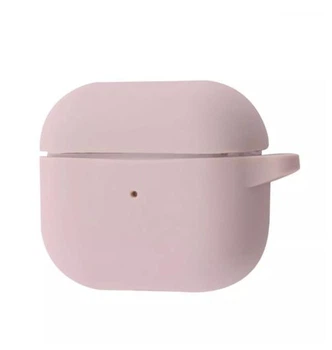 Чехол Silicone Case New for AirPods Pro 2 c карабином pink sand