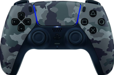 Беспроводной геймпад для PlayStation 5 Grey Camo камуфляж(4532) в коробке для PS5 PC Android IOS
