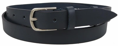 Женский кожаный ремень 2,5 см Skipper 1645-25 синий