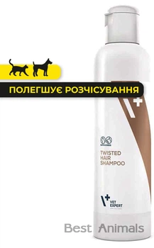 Шампунь Vet Expert Twisted Hair Ветексперт для полегшення розчісування котів та собак 250 мл (5902414202245)