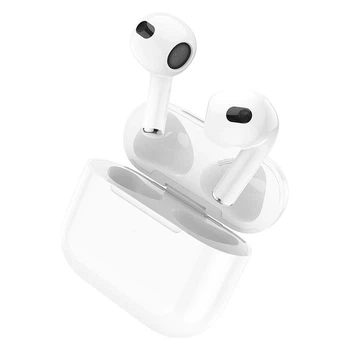 Наушники беспроводные Bluetooth HOCO True wireless stereo headset EW76 |BT5.4, 4H| Белый