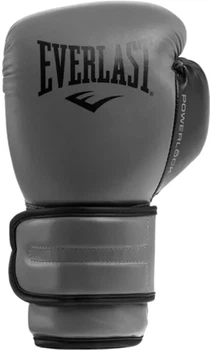 Боксерские перчатки Everlast POWERLOCK 2R TRAINING GLOVE (P00002304) Унисекс 10 унций Серые (009283608521)