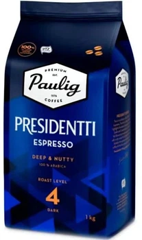 Кофе в зернах Paulig Presidentti Espresso 1кг