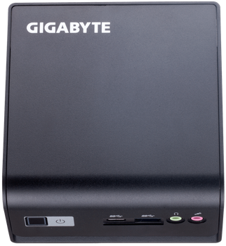 Мини ПК Gigabyte BRIX GB-BMPD-6005 / Intel Pentium N6005 / HDMI / LAN / Wi-Fi 5 / Bluetooth 4.2 / Черный