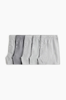 Набор семейные боксеры H&M 100% хлопок размер XL grey mix 0065