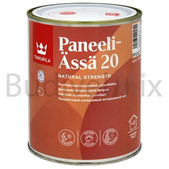 Лак панельний Tikkurila Paneeli Assa 20 акриловий для внутрішніх робіт 0,9 л напівматовий