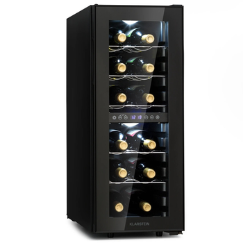 Винный холодильник Klarstein Shiraz 12 Duo 42 л (10041361)