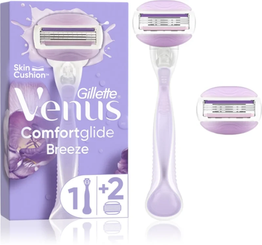 Станок для гоління жіночий Venus ComfortGlide Breeze з 2 змінними картриджами (7702018886166)