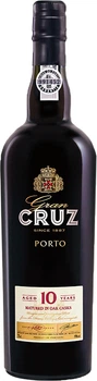 Портвейн Porto Gran Cruz 10 YO червоний кріплений 0.75 л 19% (3147690031505)