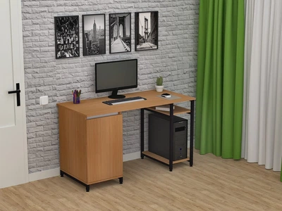 Стіл письмовий FlashNika Loft СКЛ-3 140 бук