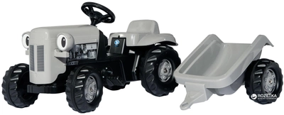 Веломобиль Rolly Toys Трактор с прицепом RollyKid-X Little Grey Fergie Серый (014941)