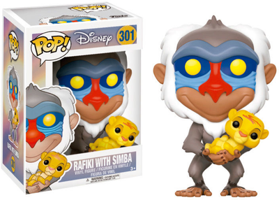 Фігурка Funko Pop! Disney The Lion King Rafiki with Simba 9 см (889698200950)