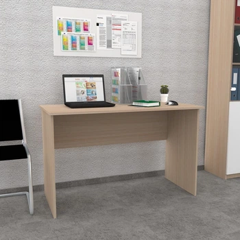 Офисный стол FlashNika С-3 150 Дуб молочный