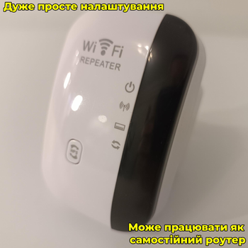 Wi-Fi ретранслятор MT02 с LAN-портом. С функцией самостоятельного роутера