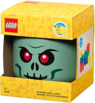 Контейнер для хранения LEGO Storage Head Skeleton Sand Green (40320811)