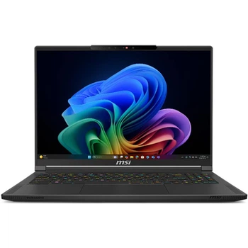 Ноутбук MSI Stealth A16 AI+ (A3XWIG-041PL), AMD Ryzen AI 9 HX 370 / 16" / 240 Гц / OLED / RAM 32 ГБ LPDDR5X / SSD 2 ТБ / RTX 5080 / Windows 11 Pro / Чорний